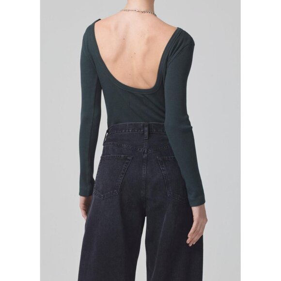 Citizens of Humanity Franchette Top for Women, Size XL, Green - New With Tag - Picture 9 of 9